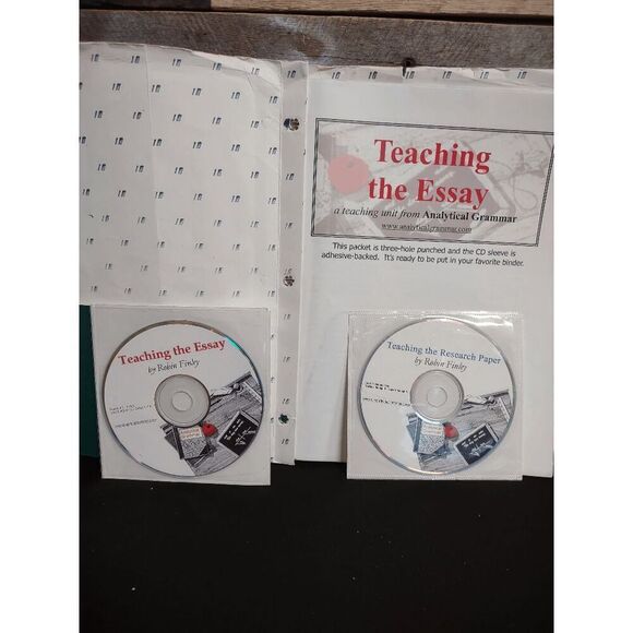 Teaching the Essay / Research Paper Teaching Units & CDs by Robin Finley - Picture 1 of 5